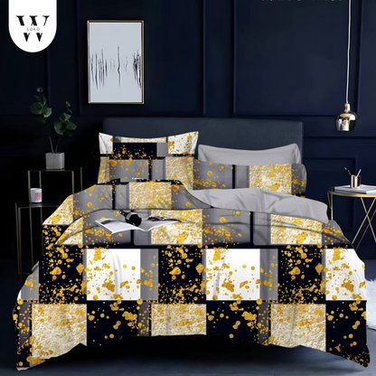 Elviraa Premium Queen Size Bedsheet (90" x 100"): 300 TC