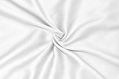 Silk White Premium Bamboo King Size Bedsheet (108" x 108") - 400 TC