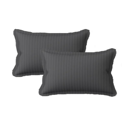 Dark Grey Plain Premium King Size Bedsheet (108" x 108"): 400 TC