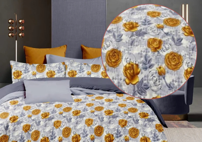 Pristoria Premium King Size Bedsheet (108" x 108") - 400 TC