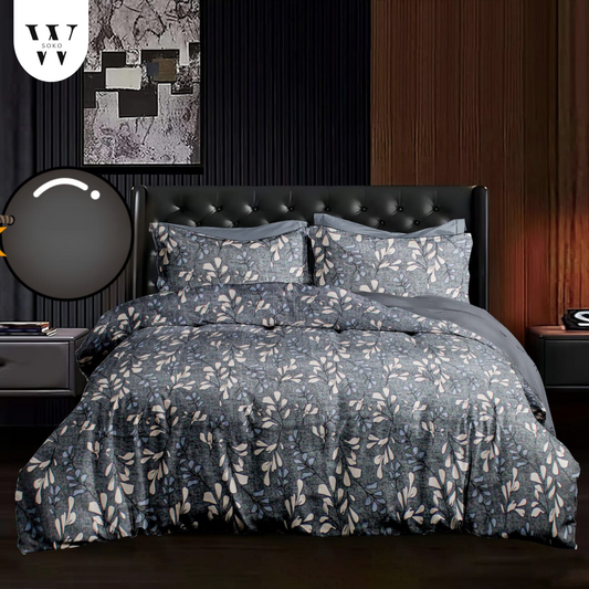 Elviraa Premium Queen Size Bedsheet (90" x 100"): 300 TC