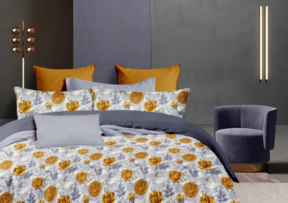 Pristoria Premium King Size Bedsheet (108" x 108") - 400 TC