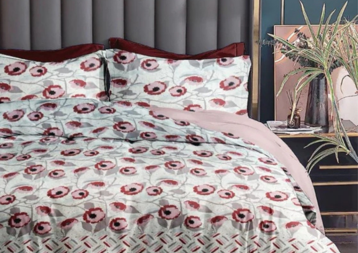 Marestha Premium King Size Bedsheet (108" x 108") - 400 TC