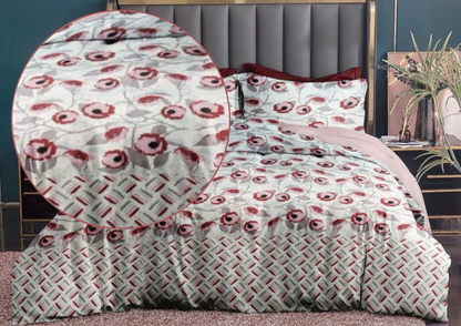 Marestha Premium King Size Bedsheet (108" x 108") - 400 TC