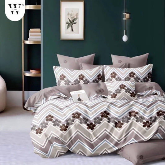 Brionea Premium King Size Bedsheet (108" x 108") 400 TC