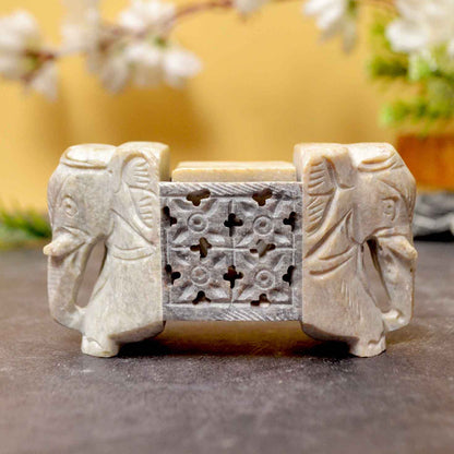 Elephant Incense Holder (Marble Soapstone)