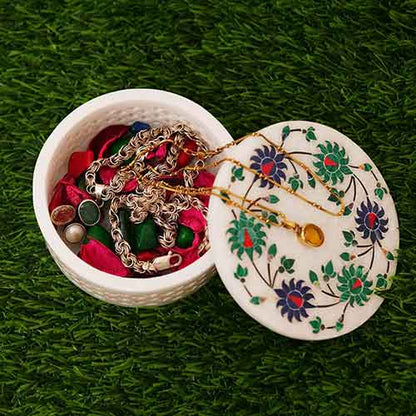 Hermosa Marble Jewellery Box