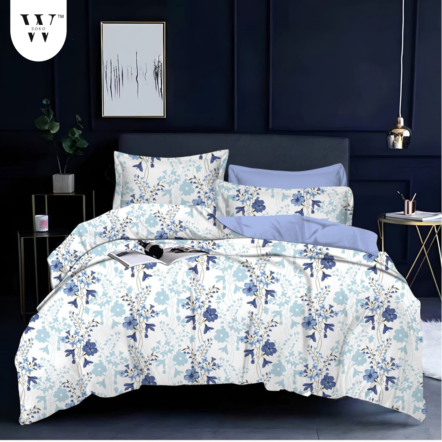 Cresita Premium Queen Size Bedsheet (90" x 100")- 300 TC