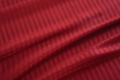Maroon Plain Premium King Size Bedsheet (108" x 108") - 400 TC
