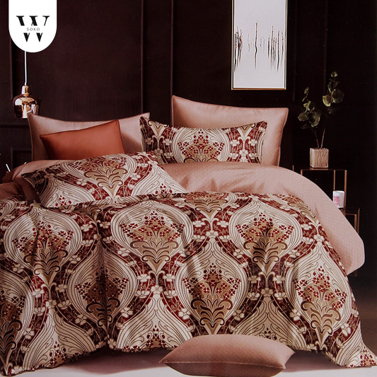 Florenza Premium King Size Bedsheet (108" x 108"): 400 TC