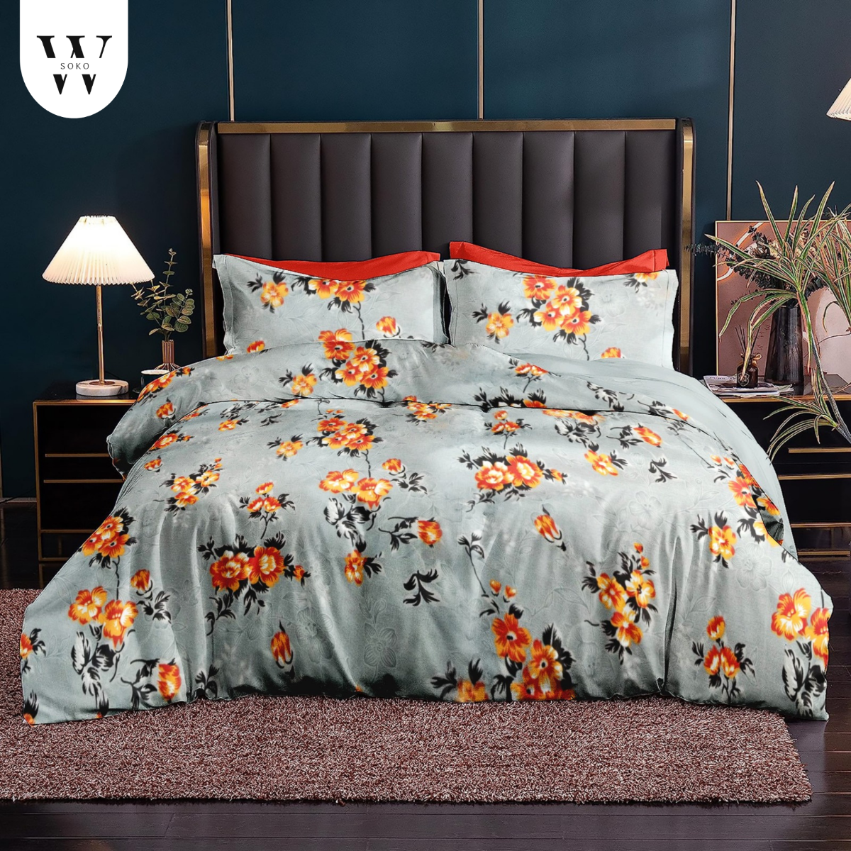 Felonne Premium Double Bedsheet (90" x 100") - 300 TC