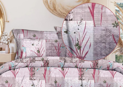 Amiorra Premium King Size Bedsheet (108" x 108") - 400 TC