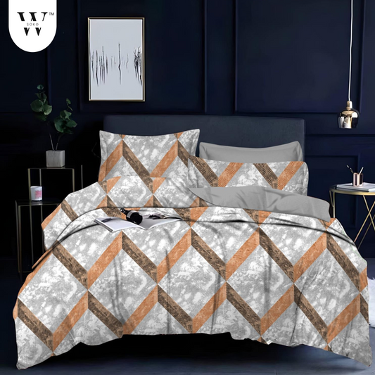 Serenovia Premium Queen Size Bedsheet (90" x 100")- 300 TC