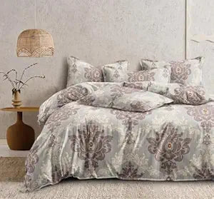 Crestora Premium King Size Bedsheet (108" x 108") - 250 TC