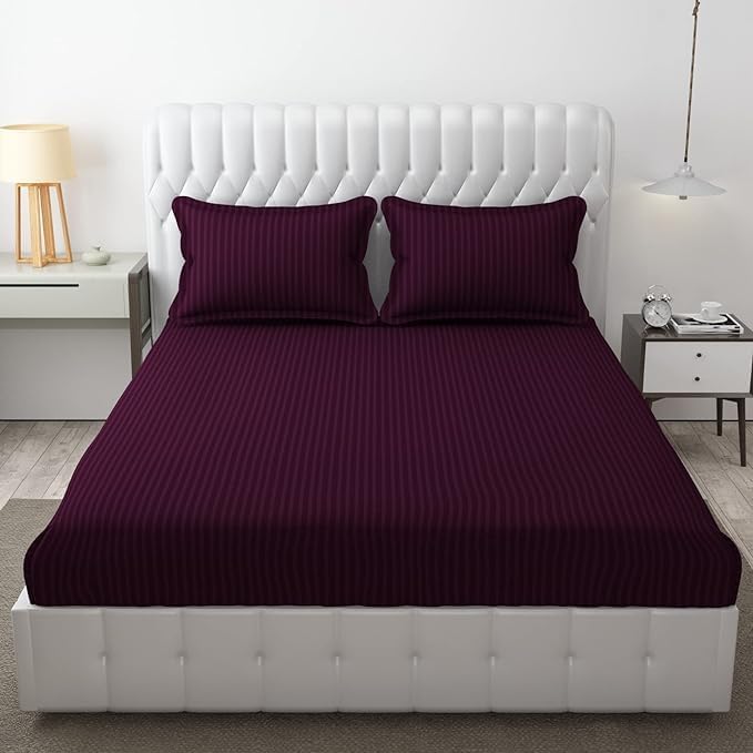 Fiora Premium Double Bedsheet (90" x 100") - 400 TC