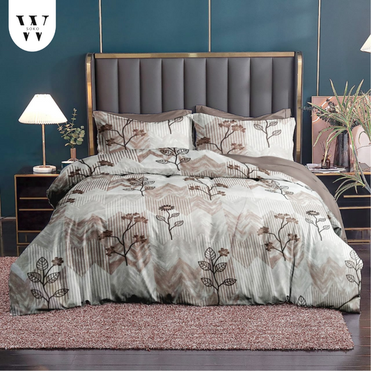 Auremine Premium Double Bedsheet (90" x 100") - 300 TC