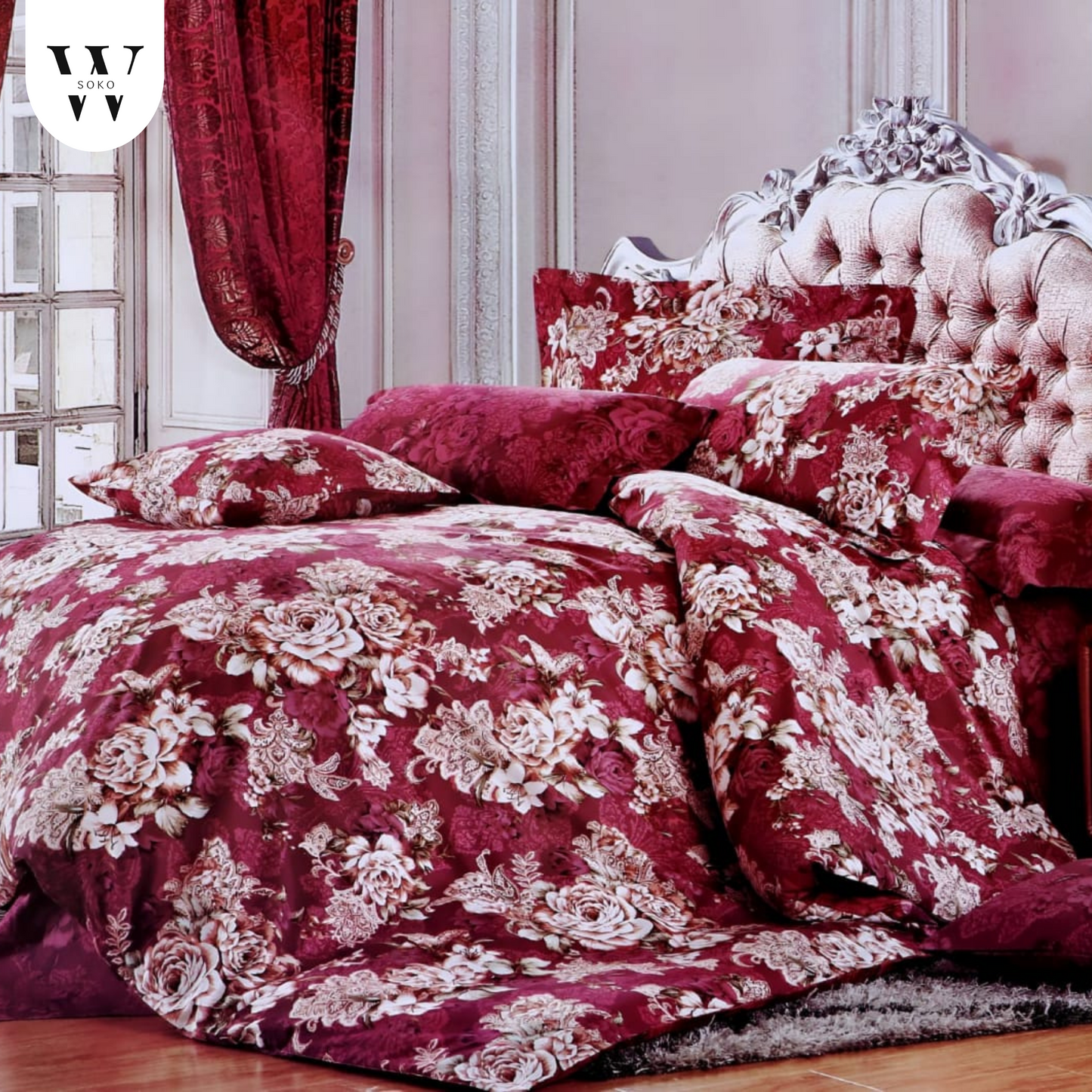 Snugglea Premium King Size Bedsheet (108" x 108"): 400 TC