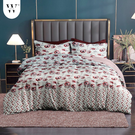 Marestha Premium King Size Bedsheet (108" x 108") - 400 TC