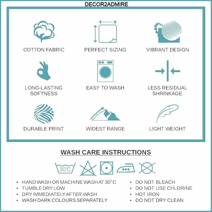 Verinnia Premium Queen Size Bedsheet (90" x 100") 300 TC