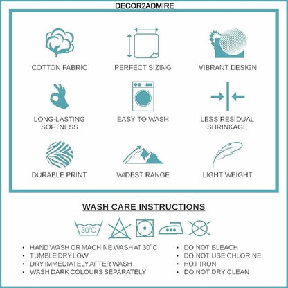 Verinnia Premium Queen Size Bedsheet (90" x 100") 300 TC