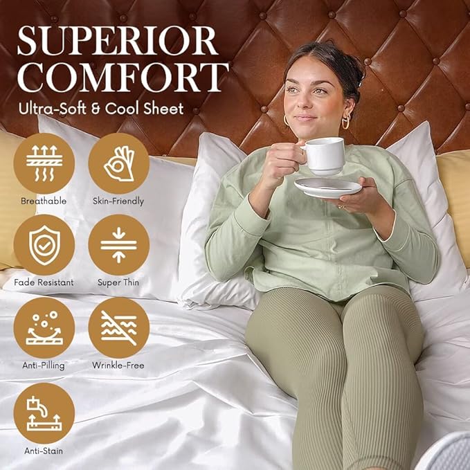 Celesta Premium Double Bedsheet (90" x 100") - 300 TC