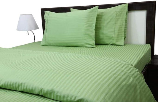 Light-Green Premium King Size Bedsheet (108" x 108") 300 TC