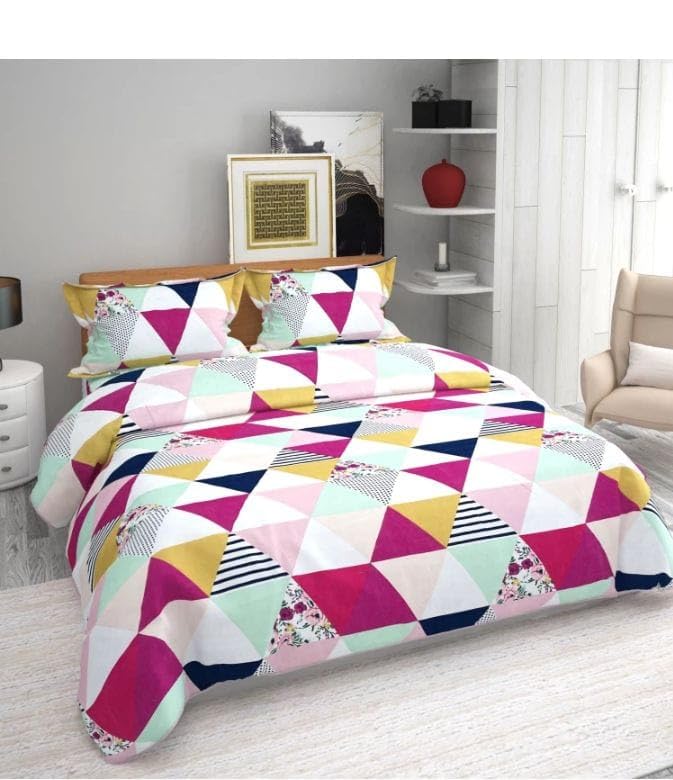 Zarivelle Premium King Size Bedsheet (108" x 108") 400TC