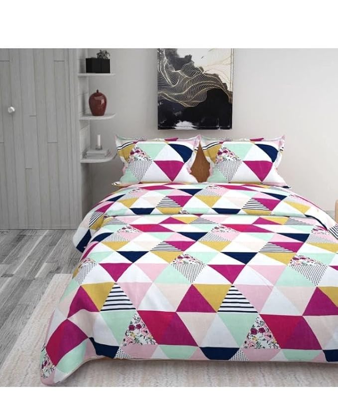 Zarivelle Premium King Size Bedsheet (108" x 108") 400TC