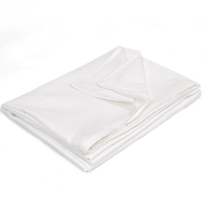 White Strip Premium King Size Bedsheet (108" x 108") - 400TC