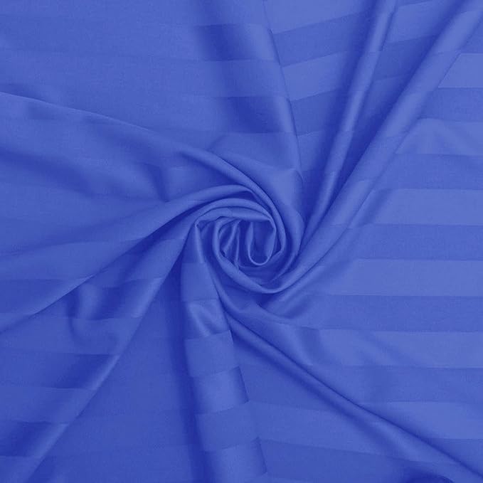 Royal Bue Plain Premium King Size Bedsheet (108" x 108") - 400 TC