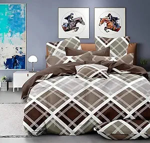 Vantoria Premium King Size Bedsheet (108" x 108") - 250 TC