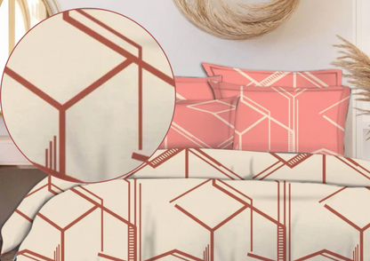 Crezia Premium King Size Bedsheet (108" x 108") - 400 TC