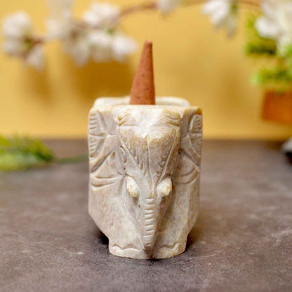 Elephant Incense Holder (Marble Soapstone)