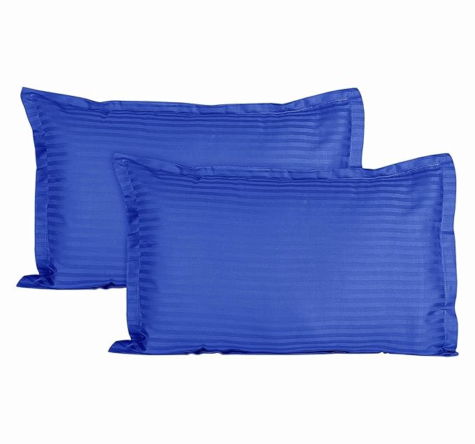 Royal Bue Plain Premium King Size Bedsheet (108" x 108") - 400 TC