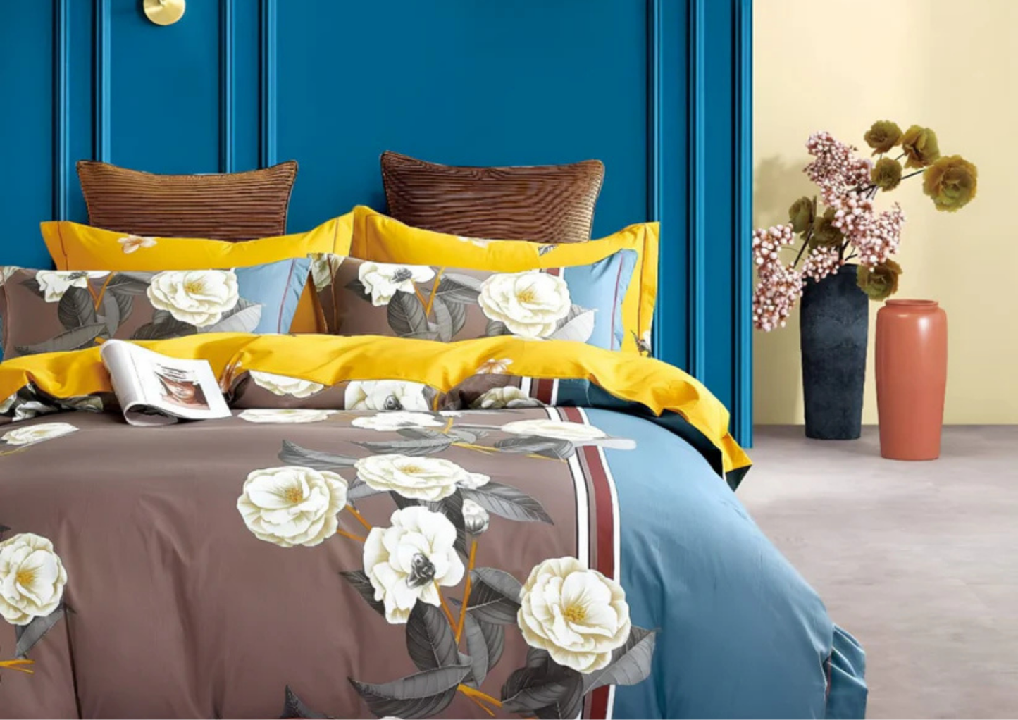 Cosora Premium King Size Bedsheet (108" x 108"): 400 TC