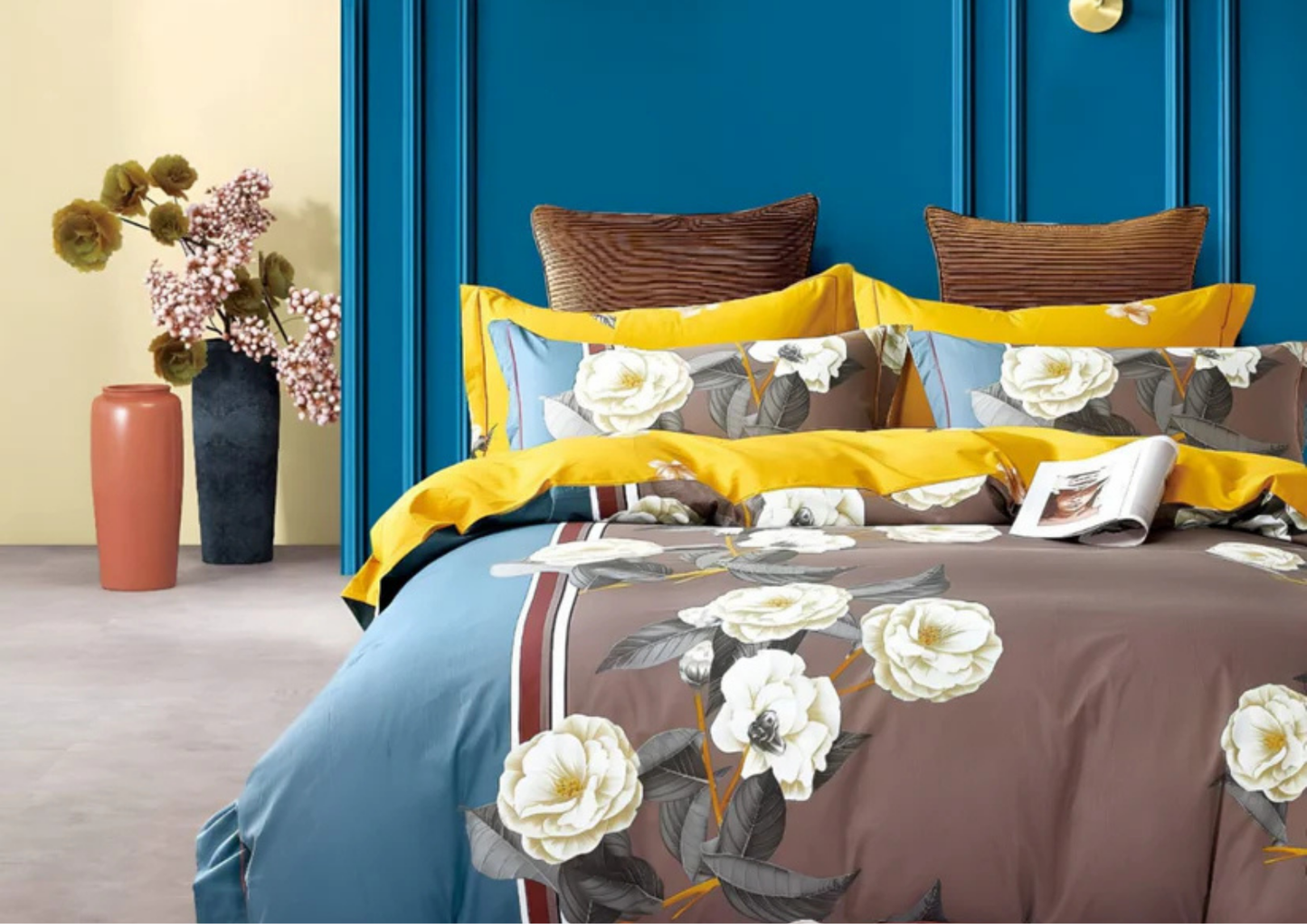 Cosora Premium King Size Bedsheet (108" x 108"): 400 TC