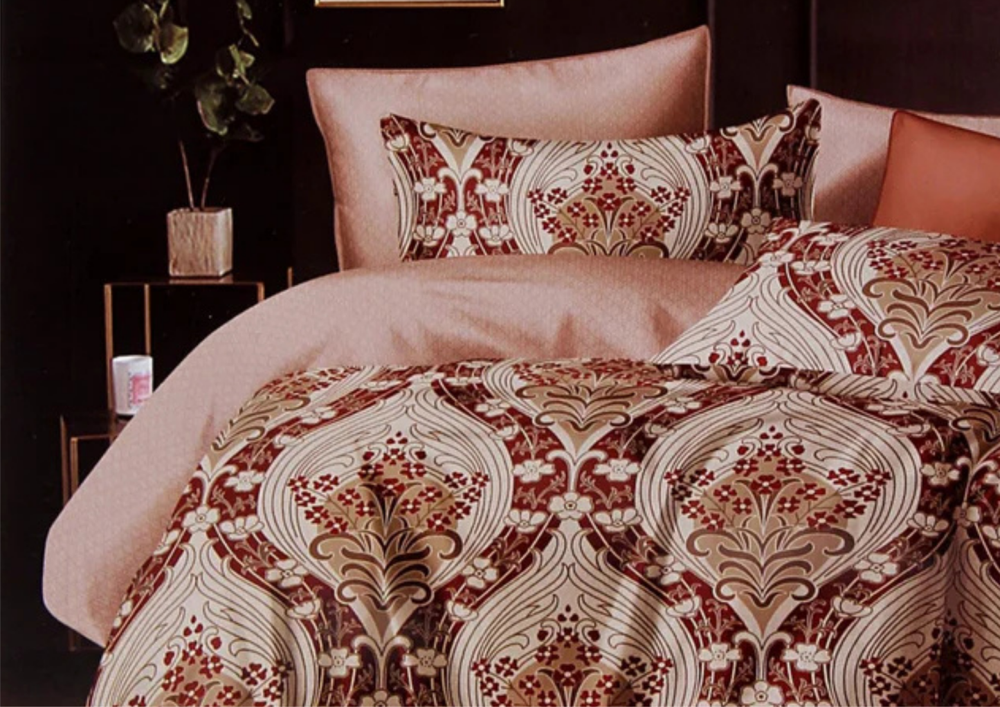 Florenza Premium King Size Bedsheet (108" x 108"): 400 TC