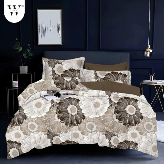 Aurexelle Premium Queen Size Bedsheet (90" x 100")- 300 TC