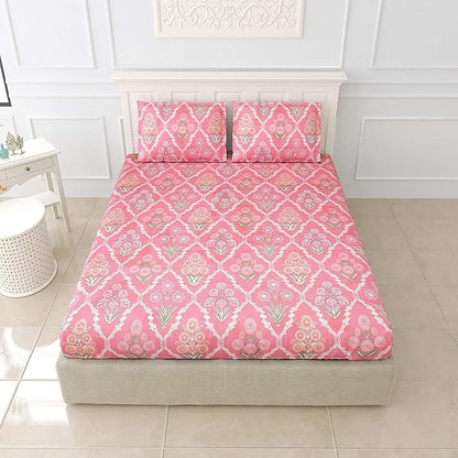 Senorita Premium King Size Bedsheet (108" x 108"): 400 TC