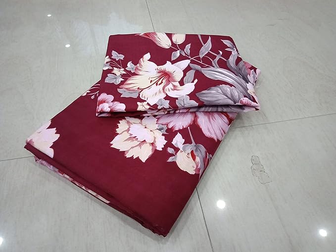 Felonique Premium King Size Bedsheet (108" x 108") 400 TC