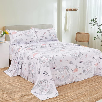Marlynn Premium King Size Bedsheet (108" x 108") 300 TC
