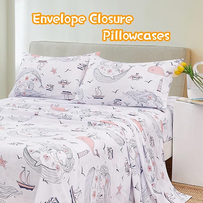 Marlynn Premium King Size Bedsheet (108" x 108") 300 TC