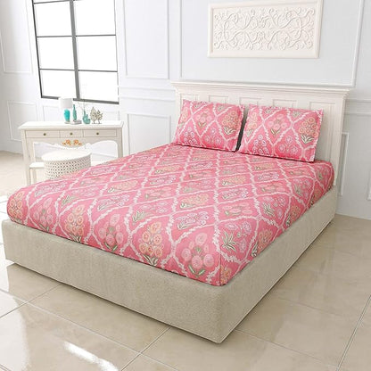 Senorita Premium King Size Bedsheet (108" x 108"): 400 TC