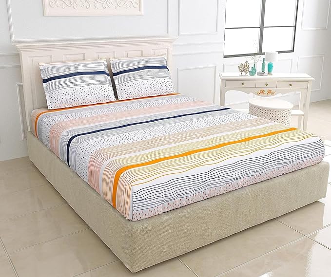Olverina Premium King Size Bedsheet (108" x 108")