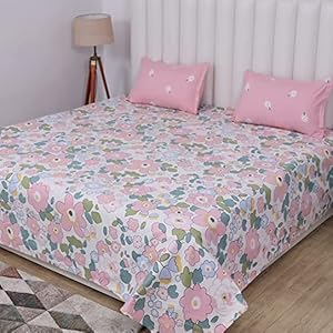 Cresenia Premium King Size Bedsheet (108" x 108") - 400 TC
