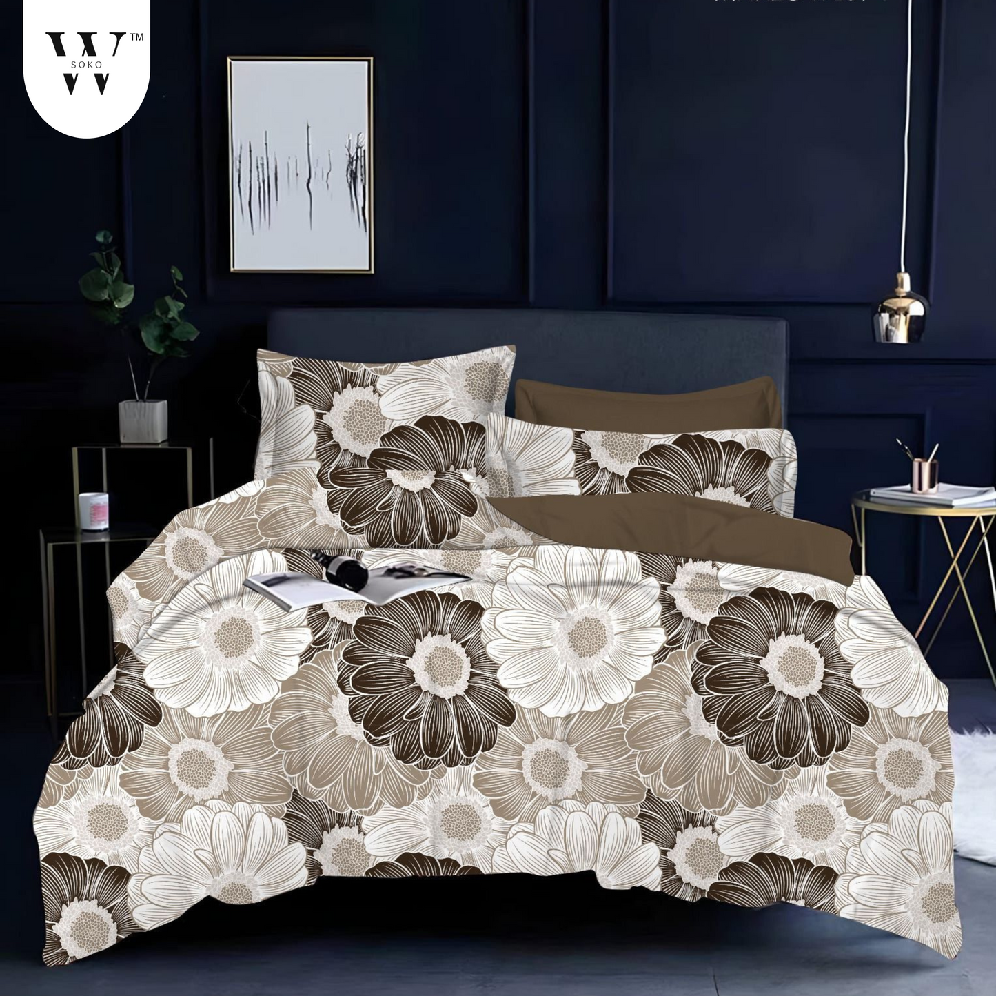 Camoria Premium Double Bedsheet (90" x 100") - 400 TC