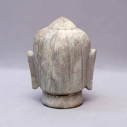 Soapstone Buddha Head Figurine