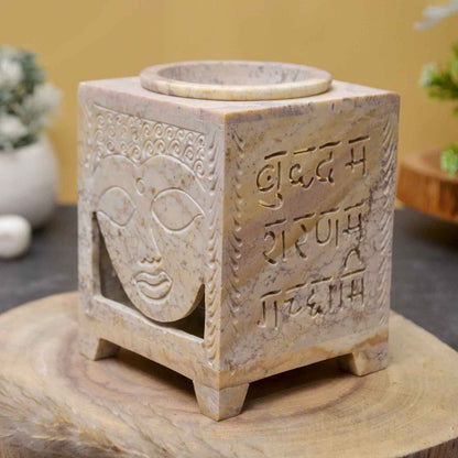 Buddha Aroma Oil Diffuser (Marble Soapstone)