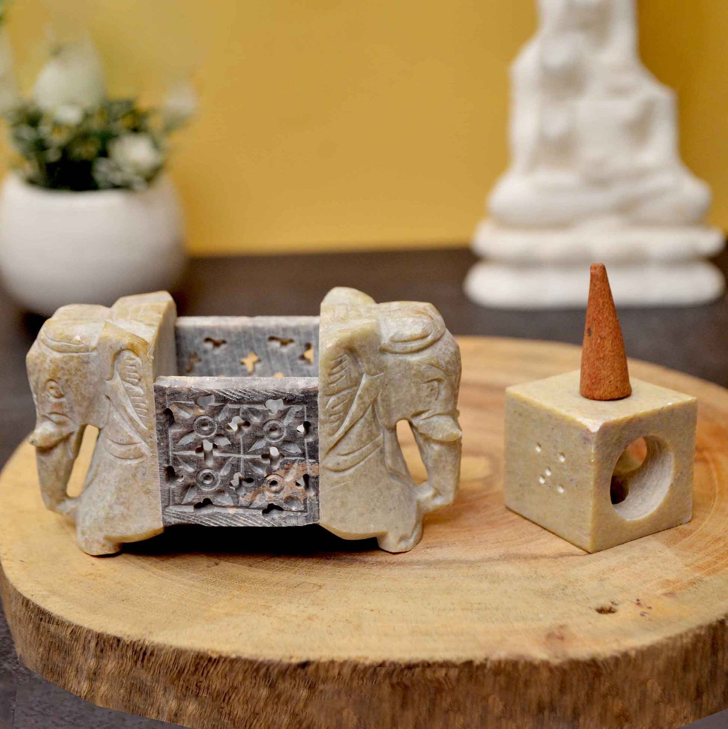 Gajah Zen Living Bundle | Meditation Box for Gifting & Home Decor