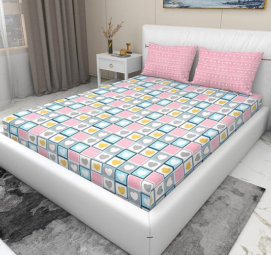 Zafira Premium Double Bedsheet (90" x 100") - 300 TC